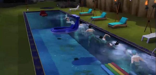  Milk Madre y Esposa Epi 3 Fiesta en la Piscina Madres Folladas por sus Hijos Intercambio de Madres e Hijos Pervertidos Esposas Perras Infieles Ntr Orgia Folladas por el Culo Hentai